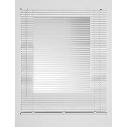 Persianas Laminas Ikea Estores Basic- Persiana Veneciana Aluminio, Blanco, 75x175 cm