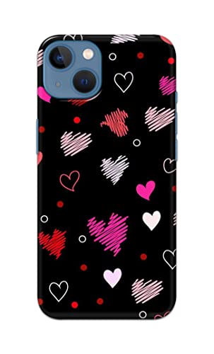 Image of PRINTFIDAA Vibrations of Love Hard Back Cover for Apple iPhone 13, A2633, A2482, A2631, A2634, A2635 Back Cover -(P6) KAT1009
