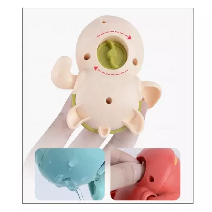 1 Pcs Bath Toys Swimming Turtle,Cute Swimming Baby Water Bath Toys for Toddlers Wind Up Water Floating Toys,Bathtub Water Toys for Toddlers 4