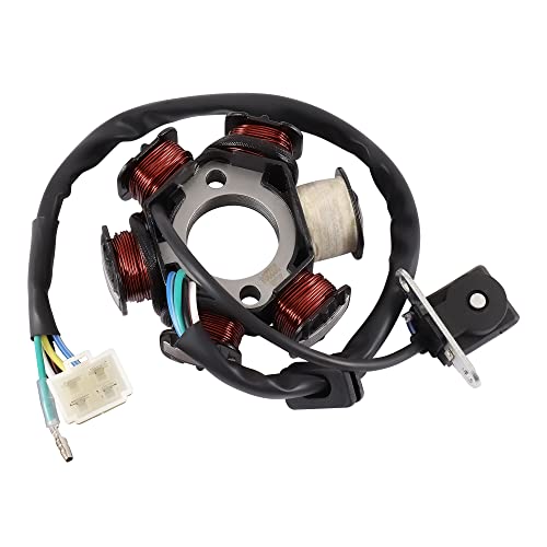 Stator d'allumage 6 pôles avec bobinage demi-onde pour Pocket Bike