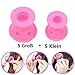 Produktbild Lomire Lockenwickler über Nacht,Roller Haar Spulen, Wiederverwendbar DIY Haar Werkzeuge,Haar Locken Curler ohne Hitze machen (10Rosa)