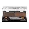 Rimmel Brow This Way Sculpting Kit, Dark Brown, Powder 0.04 oz., Wax 0.03 oz., Brow Sculpting & Styling Kit with Eyebrow Wax & Setting Powder
