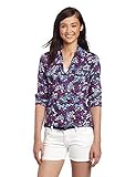Wrangler Juniors Rock 47 Woven Top, Blue/Pink, XX-Large