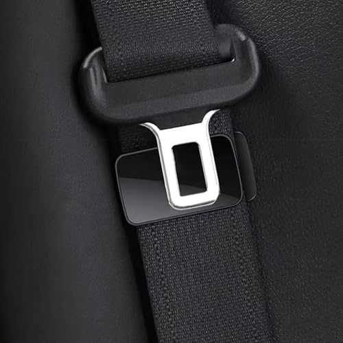 KEQKEV Magnetic Car Seat Belt Buckle Clip, Auto Seatbelt Buckle Holder, Vehicle Seatselt Organizer Adjuster(Black)