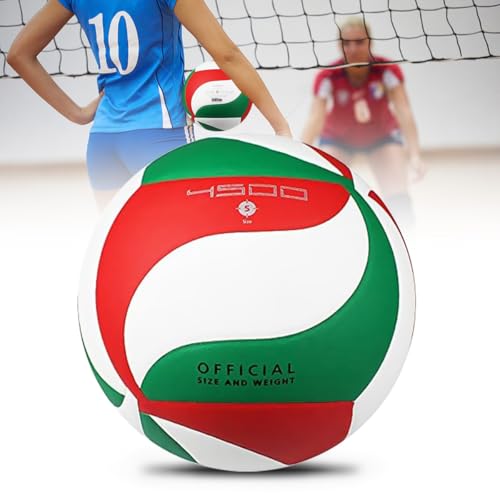 Image of Soft Rubber Lightweight Volleyball for Indoor Training Game Competition, Gym, Outdoor Beach Play, Gift for Kids,Fit for Beginner, Teenager, Adult, 1pcs