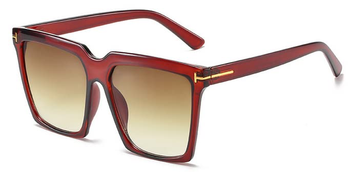 Lunette de soleil Femme New Look Marron Dégradé pour stopper la fatigue oculaire de la lumière