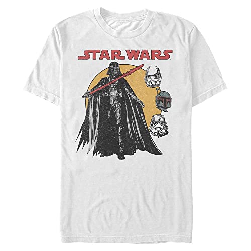 T-Shirt Star Wars Méchant Rétro vêtement geek vintage coton col rond