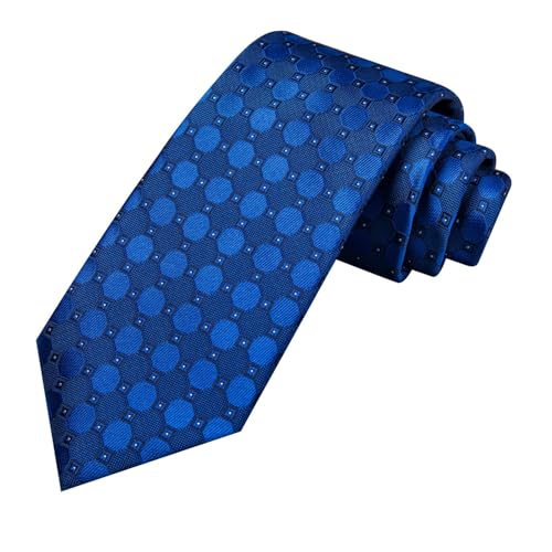 Image of Dubulle Mens Tie Set Solid Paisley Silk Striped Necktie for Men with Cufflinks Tie and Pocket Square