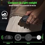 2025 Travel Magnetic Wireless Mag-Safe MagGo UFO 3 in 1 Charging Station for Apple Multiple Devices - Fast Charger iPhone 16 15 14 13 12 Pro Max Plus, Charging Pad for Apple Watch Air Pods (Black) - Image 2