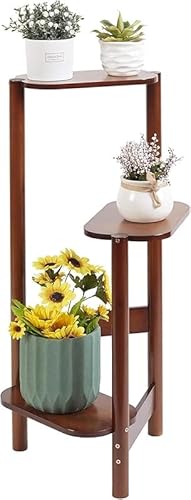 Rutexc フラワースタンド・園芸ラック、木製 落地式 植木鉢架 室内リビングの観葉植物擺設・装飾・室内植物・バルコニー対応、植物と触れ合う時間を豊かにし、住居空間の魅力を高め、毎日の生活をより充実させることができます。お気軽にご購入ください。