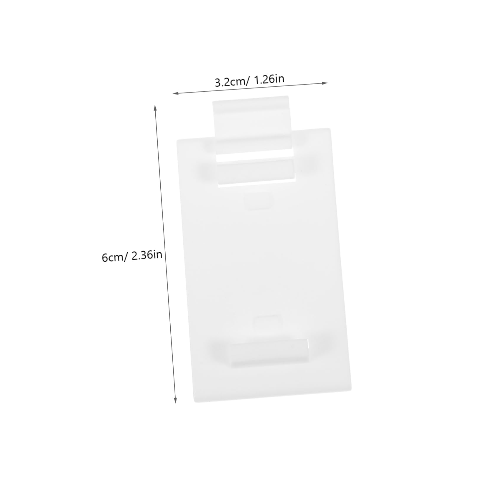 Angoily Curtain Shim for Blinds Pack of Lightweight Easy to Clean No-Drill Bracket Holders for Blind Maintenance