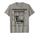 Divertido perro salchicha salchicha weiner teckel ingeniería alemana Camiseta