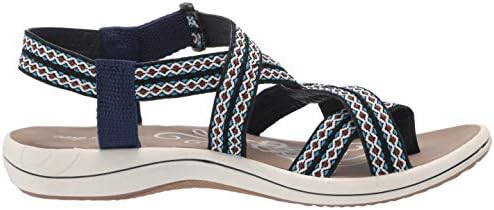 Easy Street Women's Sport Sandal, Navy, 10 Wide | Image 5