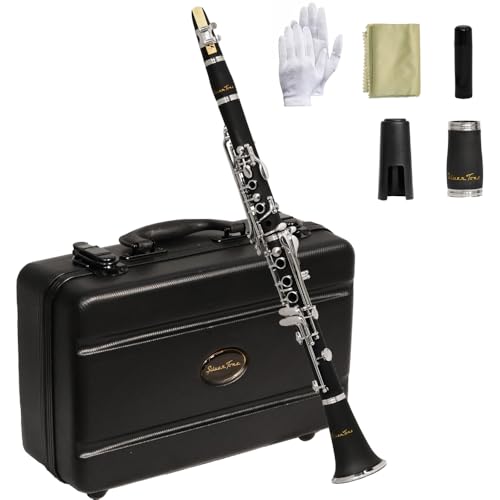CLARINET BLACK BAQUELITE 520 SYSTEM BOEHM SILVERTONE SLCL001