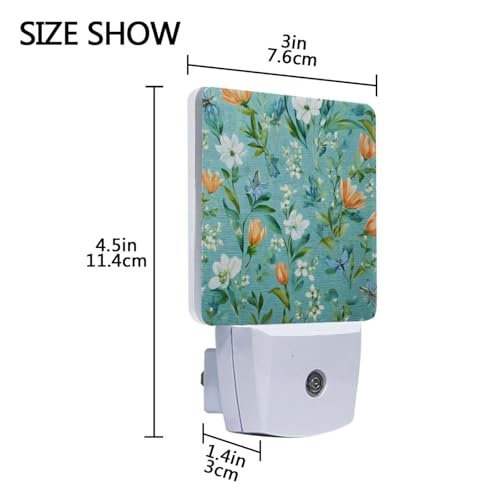 Lámpara de noche con sensor LED color turquesa miniatura 3