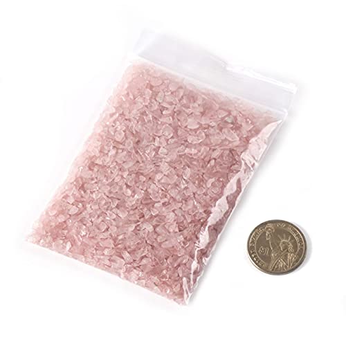 Image of 100 grams Small Tumbled Chips Polished Crushed Stone Crystal Healing Embellishments