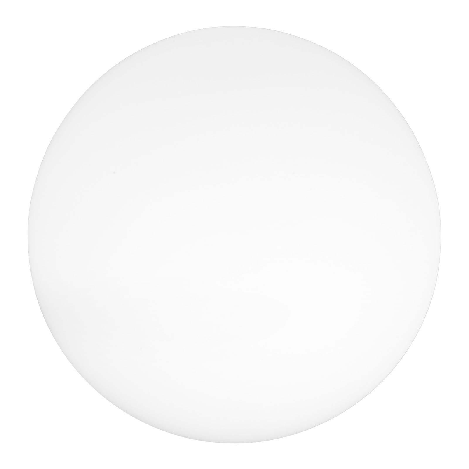Pantalla de Lámpara de Vidrio Esmerilado de Color Blanco, Globo Redondo 200 Mm Compatible E27, Tulipa para Lámparas Colgantes y Apliques, Luz para Salón y Dormitorio