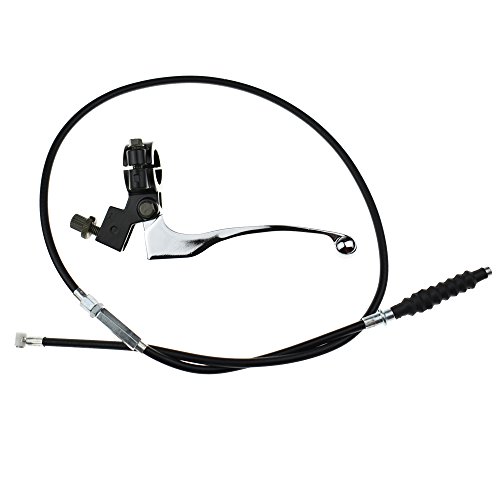image for LAXEEM 7/8'' Handlebar Left Clutch Lever and Clutch Cable with Adjuste