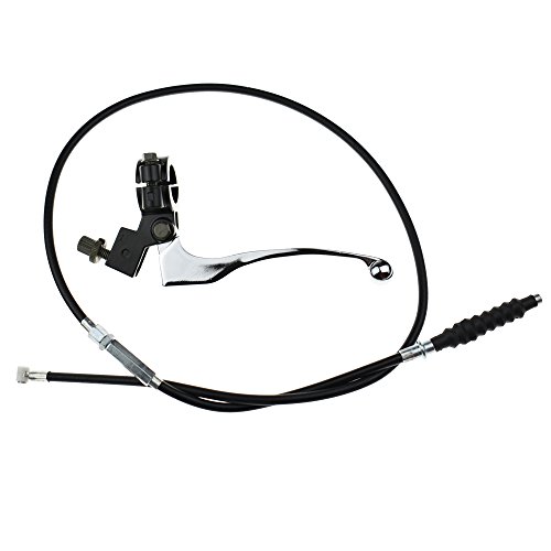 minireen 7/8 "manillar Izquierda embrague palanca y embrague Cable con tensor de para bicicletas de 50 cc 70 cc 90 cc 110 cc 125 cc suciedad Pit Bike