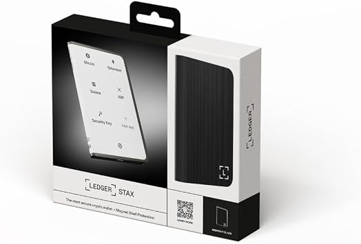 Ledger Stax - premium touchscreen signer for secure crypto management - diversify and grow your assets with style via the Wallet app
