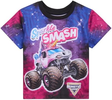 Monster Jam Grave Digger El Toro Loco Mohawk Warrior Maximum Destruction Monster Truck T-Shirt Toddler to Big Kid