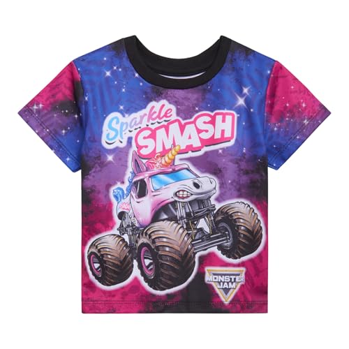 Monster Jam Sparkle Smash Monster Truck Toddler Girls T-Shir