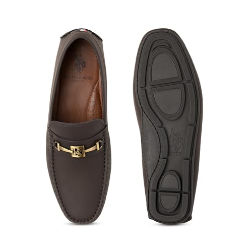 Image of U.S. Polo ASSN. Men Leather Driving Shoe