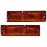 Fits Nissan Pickup 80-86 Parking Signal Pair Driver and Passenger Side Assembly Pair Driver and Passenger Side