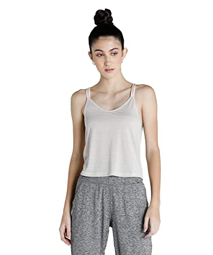Image of Puma Women's Polyester Scoop Neck Regular Fit Tops