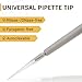 4E's USA 200µL Pipette Tip - Universal Tips, RNase/DNase Free, Pyrogen Safe, Sterile Transparent Low Retention Pipette Tip 96 Tips Racked