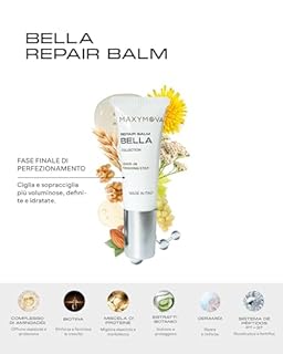 MAXYMOVA Kit Bella Collection Cysteamine Brow Lamination – Kit Professionale Laminazione Sopracciglia con Step 1 Lift, Step 2 Fix e Repair Balm – Fino a 25 Trattamenti