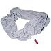 FlaskScarf Women's Jersey Infinity Novelty Flask Scarf (Hidden 8 Ounce Bladder) Solid Gray