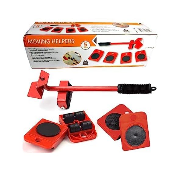 MBKHACHAR Heavy Duty Furniture Lifter Mover Tool Set, Furniture Moving Roller Wheel Set for Washing Machines, Fridge,Sofa, Wardrobes Adjustable Height (B0C4H3263Z) Amazon Price History, Amazon Price Tracker