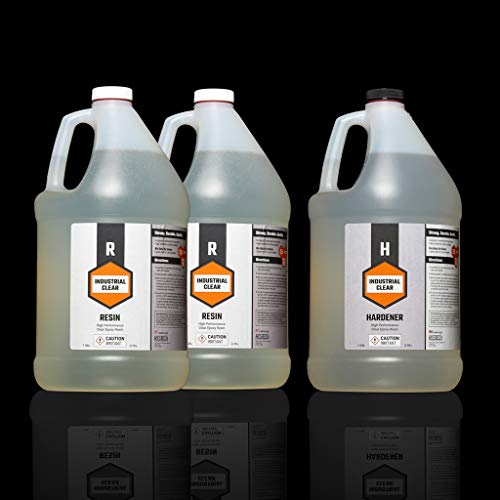 Industrial Clear - Rock Hard Epoxy Resin - 3 Gal Kit