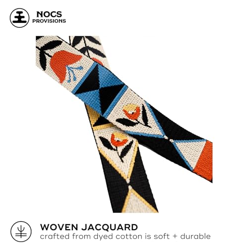 Image of Nocs Provisions Woven Tapestry Strap, Binocular & Camera Reinforced Universal Wide Shoulder & Neck Strap for Men & Women