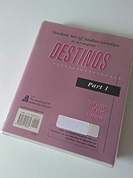 Audio Cassette Student Set of Audiocassettes to Accompany Destinos Book