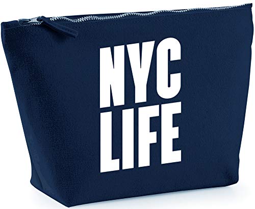 Hippowarehouse Nyc Life printed make up cosmetic wash bag 18x19x9cm