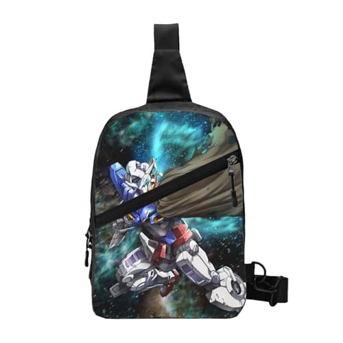 機動戦士ガンダム ボディバッグ ショルダーバッグ メンズ レディース ウエストポーチ 斜め掛け 運動 軽量 防水 大容量 通勤 ハイキング 旅行 スポーツ 折り畳み式