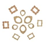 Une touche artistique : les mini-cadres décoratifs embellissent instantanément votre intérieur, transformant murs et étagères en galeries d’art grâce à des accessoires miniatures pour maison de poupée, des mini-cadres dorés et des cadres ovales