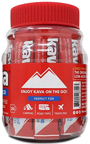 Kava Low Acid Instant Coffee Single Serve Stick Packet