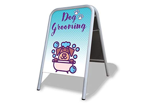 Dog Grooming Large A Board Pavement Sign MEGA Listing Outdoor Street Advertising Display… — image 1