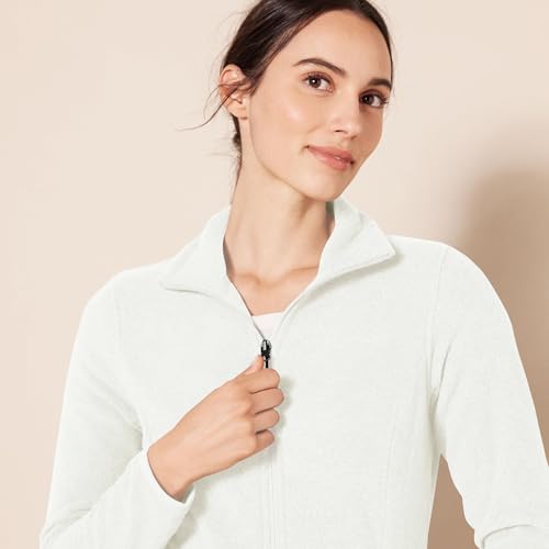 Image of Amazon Essentials Women's Classic-Fit Full-Zip Polar Soft Fleece Jacket, Outerwear Coat with Cuffs (Available in Plus Size)