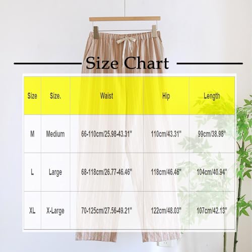 Cambkatl Men's Cotton Striped Pajama Pants Comfy Elastic Waist Lightweight Pjs Bottoms Sleepwear Lounge Pants with Pockets3