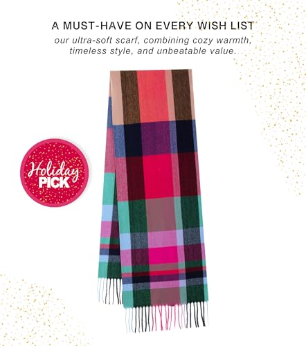 Image of CALVIN & OLIVIA Lightweight Ultra-Soft Scarf - Perfect Holiday Gift for Men & Women