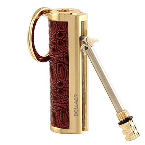 BOLLAER New Match Metal Matchstick Gift Outdoor Fire Starter Waterpoof Survival Gear Hiking Match Lighter Fire Starter Keychain
