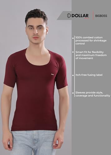 Image of Dollar Bigboss Men's Solid Regular Fit Vest