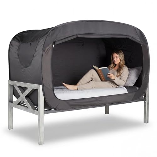 Image of ANC POP Bed Tent Full Bed Canopy Tents Portable Dream Tent for Kids and Adult Indoor Sleeping Tents with 2 Doors Breathable Private Space Tents