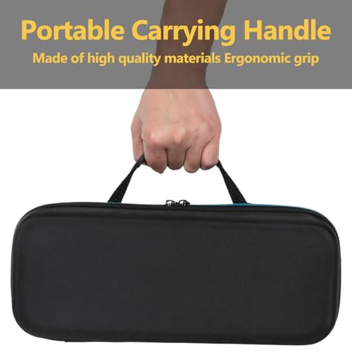 CBDYWVR Harte Tragetasche für XGIMI MoGo 3 Pro 1080P Mini-Projektor, Reisetasche für MoGo 4 & Verstellbarer Ständer, Aufbewahrung für Fernbedienung, Ladegerät und anderes Zubehör, Schwarz