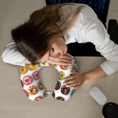Almohada U de espuma viscoelástica 25 cm x 30 cm miniatura 7