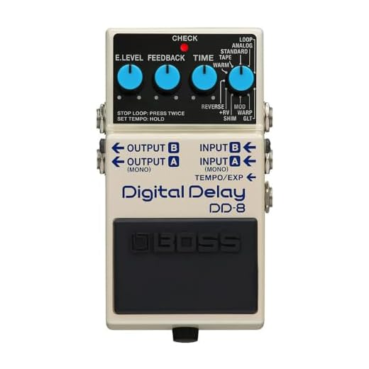 BOSS DD-8 Eleven Modos Full Stereo I/O Soporte Looper Integrado Tres Tipos de Retardo Soporte de Control Externo Pedal de Retardo Digital Compacto